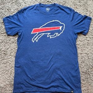 NFL Buffalo Bills Men’s Blue T-Shirt. Size Small. Worn only once